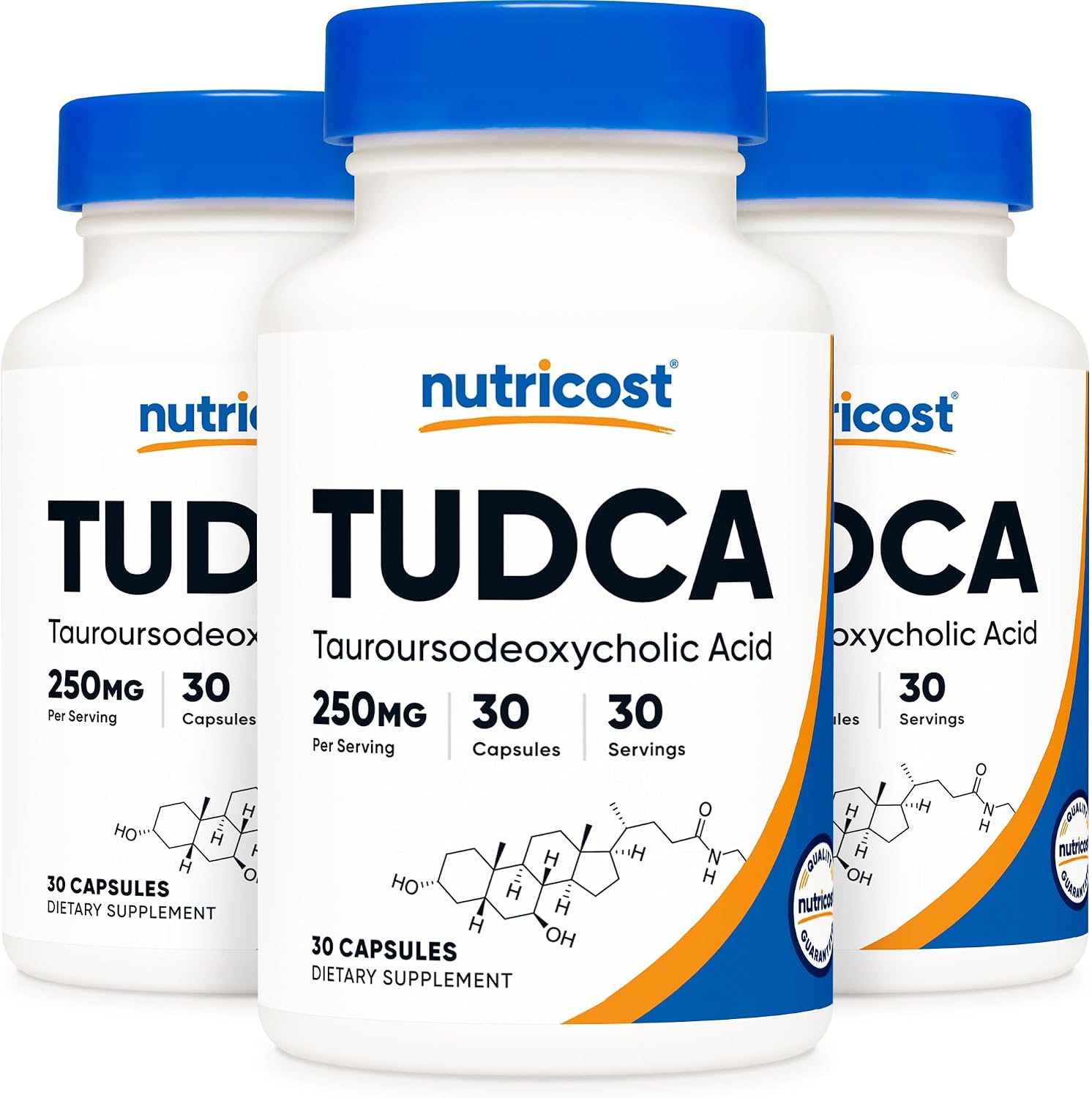 Nutricost TUDCA 250mg, 60 Cápsulas (2 Frascos)