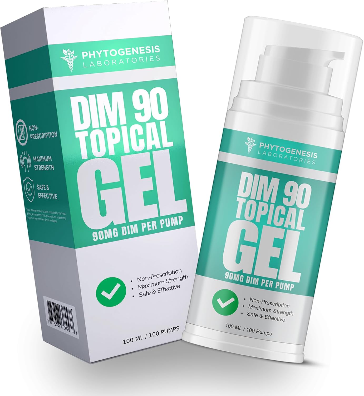 Phytogenesis DIM 90 Gel Tópico 90mg - Apoyo Hormonal