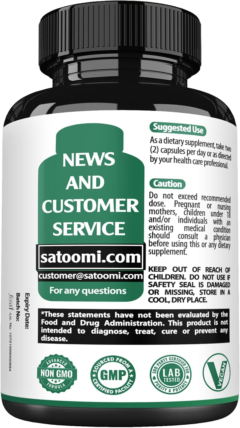 Satoomi NAD Supplement with Liposomal Nicotinamide Riboside - Cellular Energy & Vitality - 60 Capsules (30 Days)