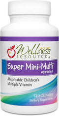 Super Mini-Multi - Multivitamínico infantil con metilfolato y vitamina B12 (120 cápsulas)
