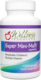 Super Mini-Multi - Multivitamínico infantil con metilfolato y vitamina B12 (120 cápsulas)