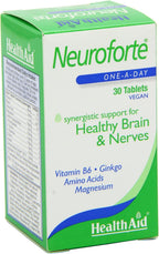 Health Aid NeuroForte Complejo B con Aminoácidos - 30 Comprimidos