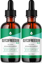 (5 Pack) GlycoFreedom Drops – Complemento Líquido Herbal, 5 Botellas para 5 Meses