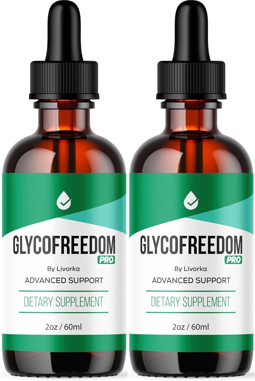 (5 Pack) GlycoFreedom Drops – Complemento Líquido Herbal, 5 Botellas para 5 Meses