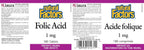 Ácido Fólico 1 mg, 180 Comprimidos – Natural Factors