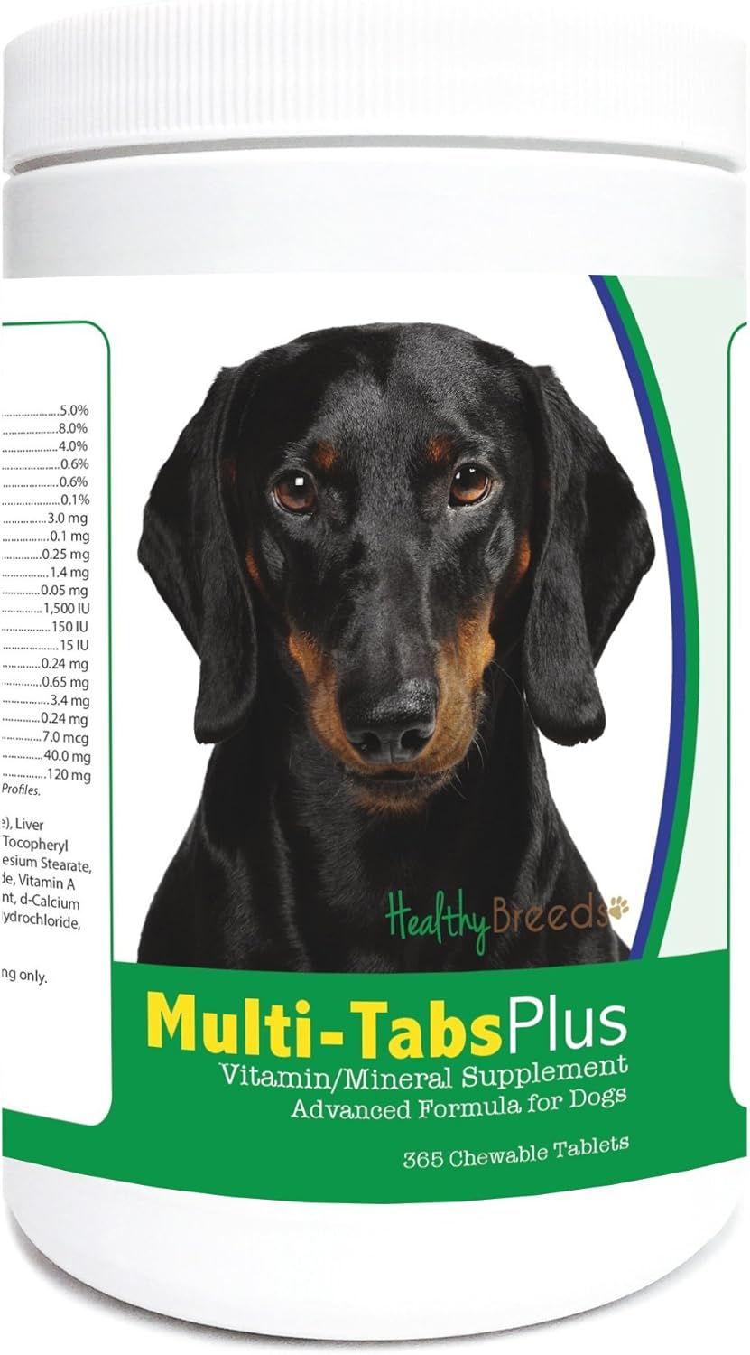 Healthy Breeds Dachshund Multi-Tabs Plus Comprimidos Masticables 365 Unidades
