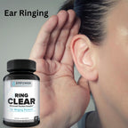 Ring Clear Fórmula Natural para el Alivio del Zumbido en los Oídos - 30 Días
