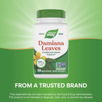 Damiana Leaves de Nature's Way - 100 Cápsulas