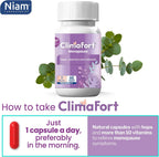 Climafort – Suplemento para la Menopausia, 60 Cápsulas (2 Meses)