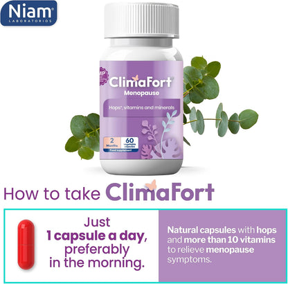 Climafort – Suplemento para la Menopausia, – Lúpulo (extracto seco) : conocido por su uso tradicional en – Image 6