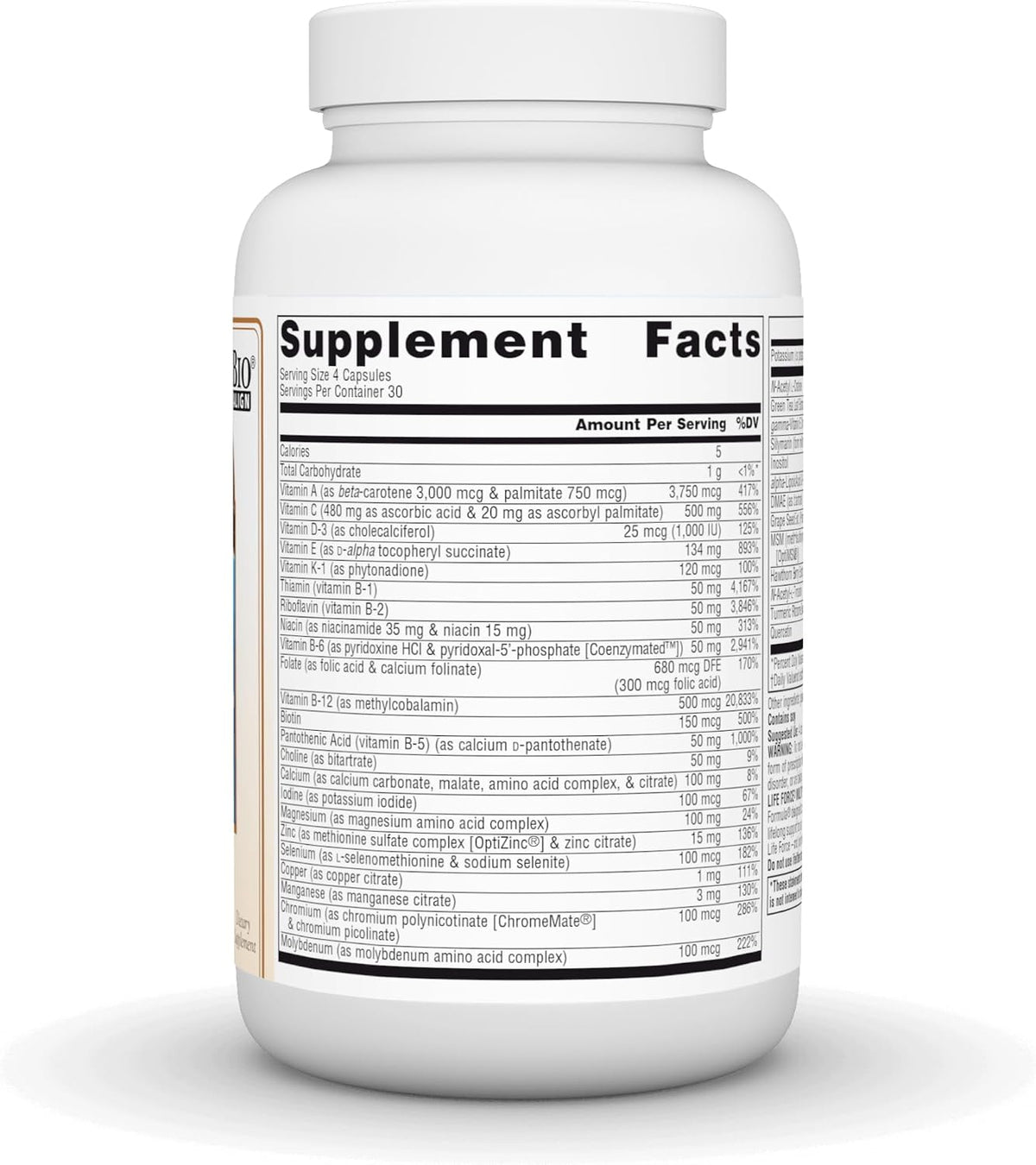 Source Naturals Life Force Multivitamínico – Cognición: La vitamina B6, B12, ácido fólico y colina contribuyen al – Image 3