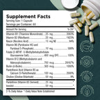 Tri-Methyl+ B Complex - Complejo B Metilado con Formas Activas de B12 y Metilfolato