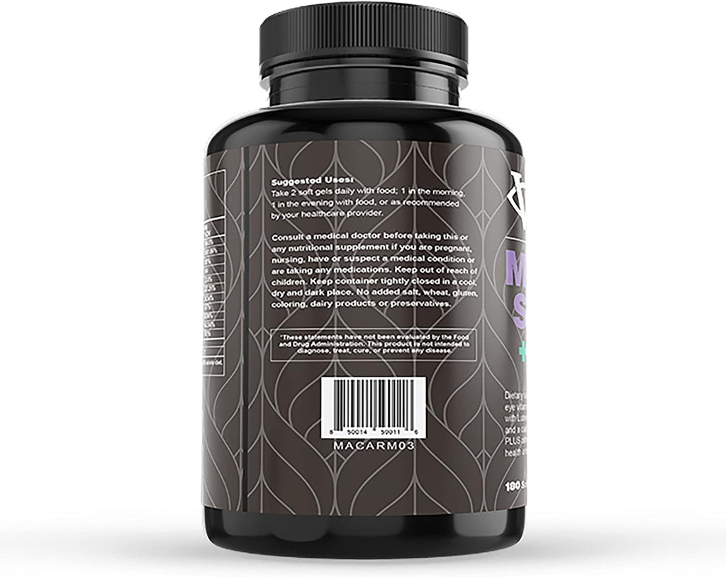 Visual Advantage Lunovus Macular Support Plus Multivitamin - 180 Cápsulas Blandas