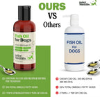 Deley Naturals Aceite de Pescado para Perros - Omega 3 6 9 para Piel, Articulaciones y Salud Cerebral - 118 ml