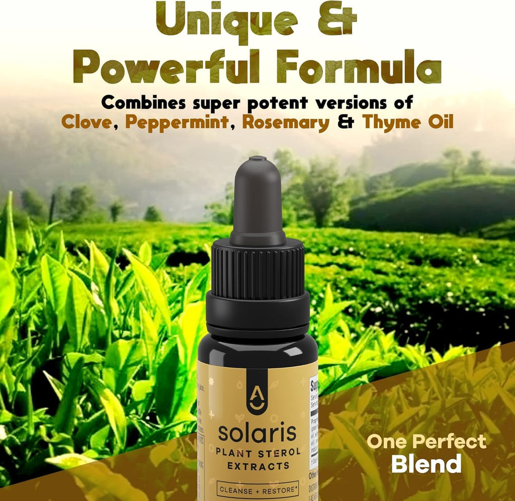 Activation Solaris Aceite Esencial – 15 ml – Mezcla de Tomillo, Menta, Romero y Clavo