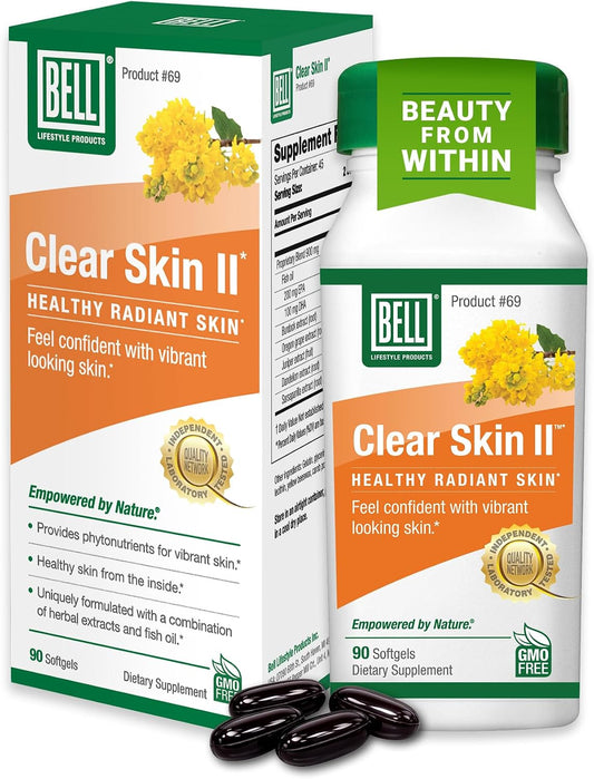 Bell Clear Skin - Suplemento avanzado para la piel con omega-3