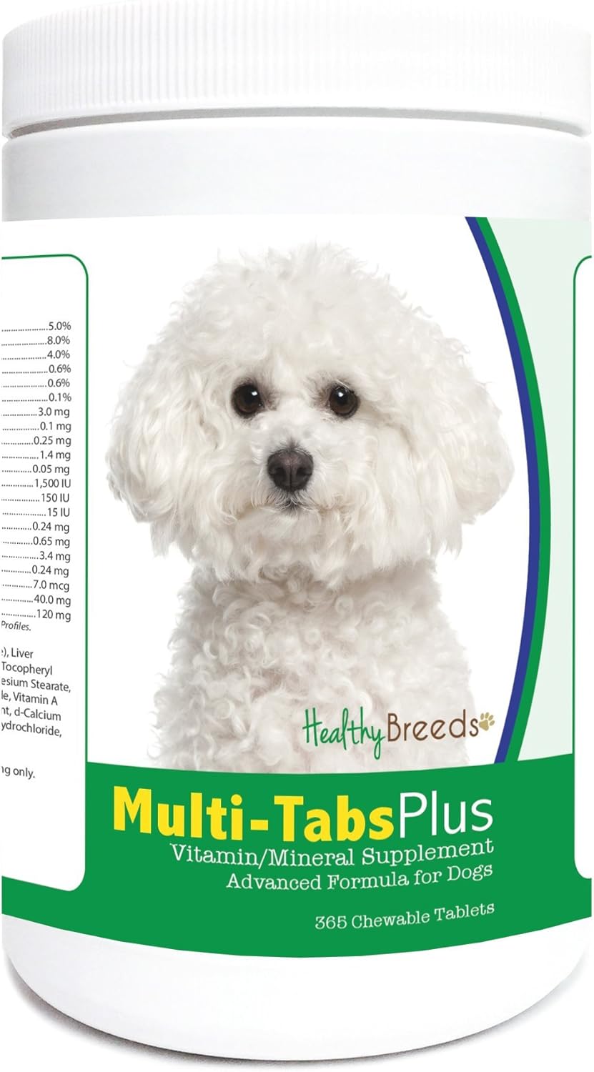 Healthy Breeds Bichon Frise Multi-Tabs Plus - 365 Comprimidos Masticables