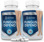 Justified Laboratories (2 Pack) Fungus Defend Probiótico 1.5 mil millones UFC 120 Cápsulas