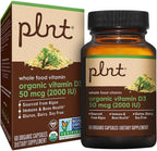plnt Vitamina D3 50 mcg (2000 UI) – 60 Cápsulas Orgánicas