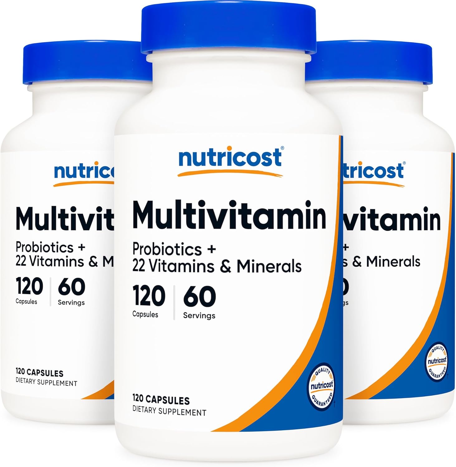 Nutricost Multivitamínico con Probióticos 120 Cápsulas Vegetarianas - Alto en Vitaminas y Minerales