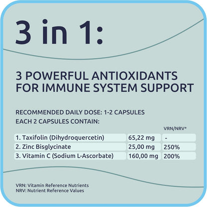 BiotaxX Taxifolin (Dihydroquercetin) + – Taxifolin (DHQ): obtenido de alerce dahuriano, con pureza ≥92 % y sin – Image 3