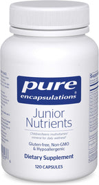Pure Encapsulations Junior Nutrients - Multivitamínico para Niños y Adolescentes - Sin Hierro - 120 Cápsulas