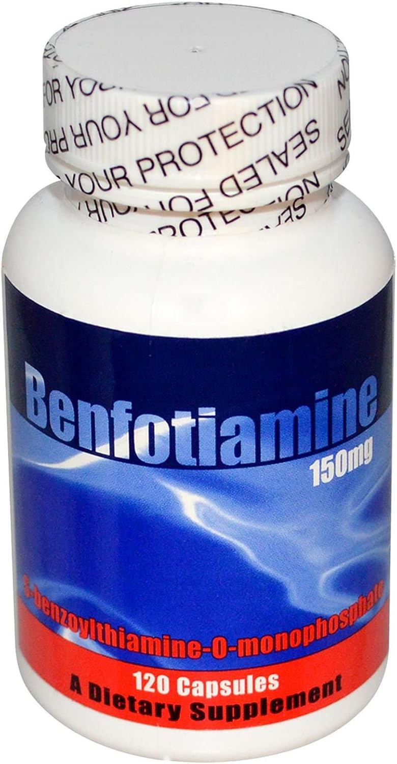 Benfotiamina 150 mg, 120 Cápsulas
