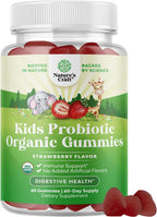 Nature's Craft Probióticos Orgánicos para Niños - Gominolas Digestivas con 2.5B UFC - 60 Gominolas