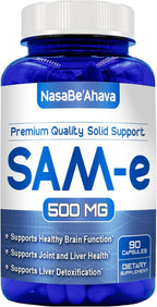 SAM-e 500 mg - S-Adenosil-L-Metionina - 90 Comprimidos