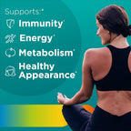 Centrum Multivitamínico Gominolas para Mujeres, Apoyo Inmunológico, Energía y Aspecto Saludable, 100 Gominolas (50 Días)