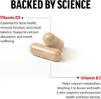 Force Factor Vitamina D3 K2 – 120 Cápsulas Veganas