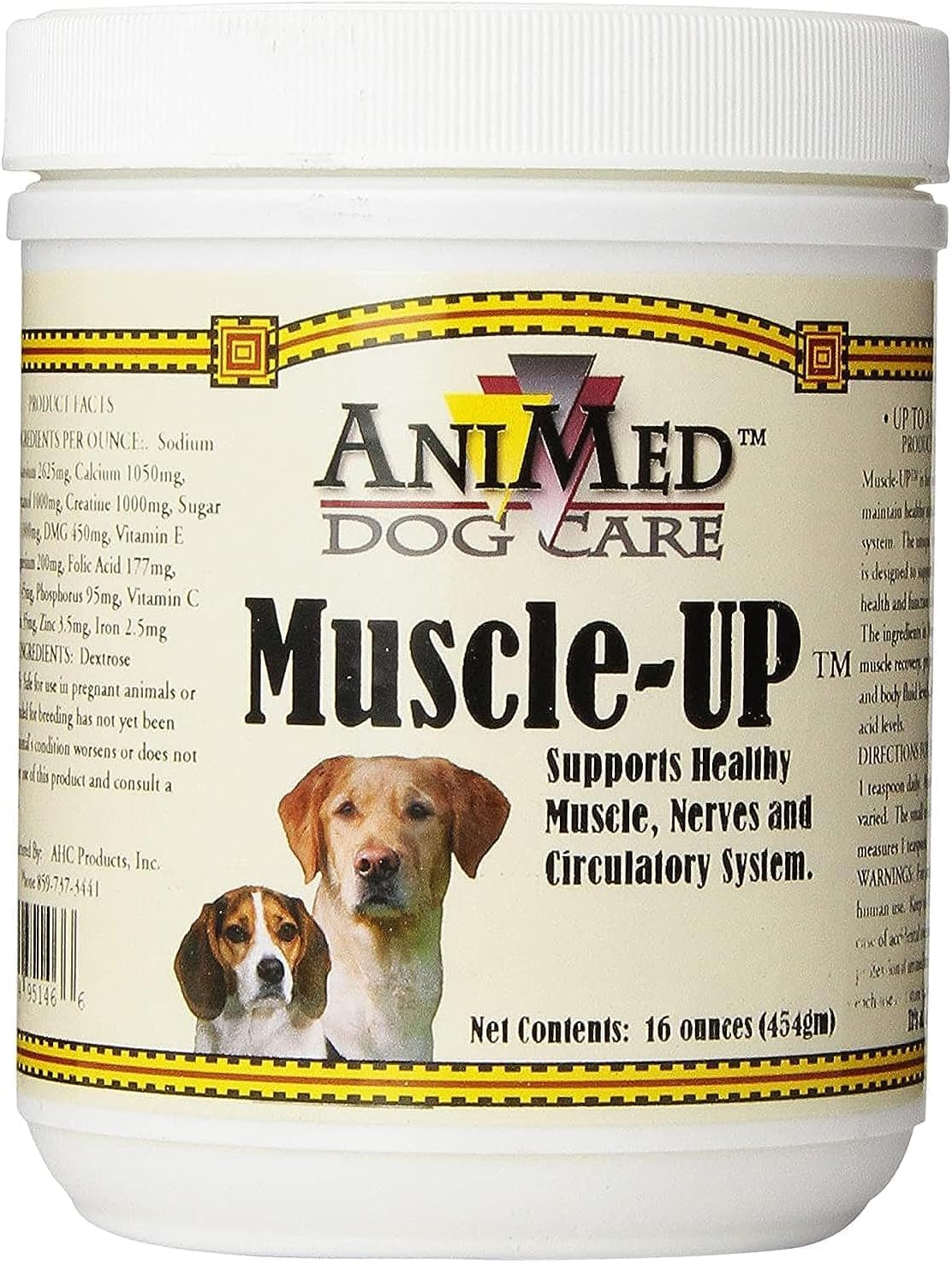 AHC Products Muscle Up Powder for Dogs, 454 g