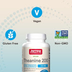 Jarrow Formulas Extra Strength Theanine 200 mg - 60 Cápsulas Vegetales