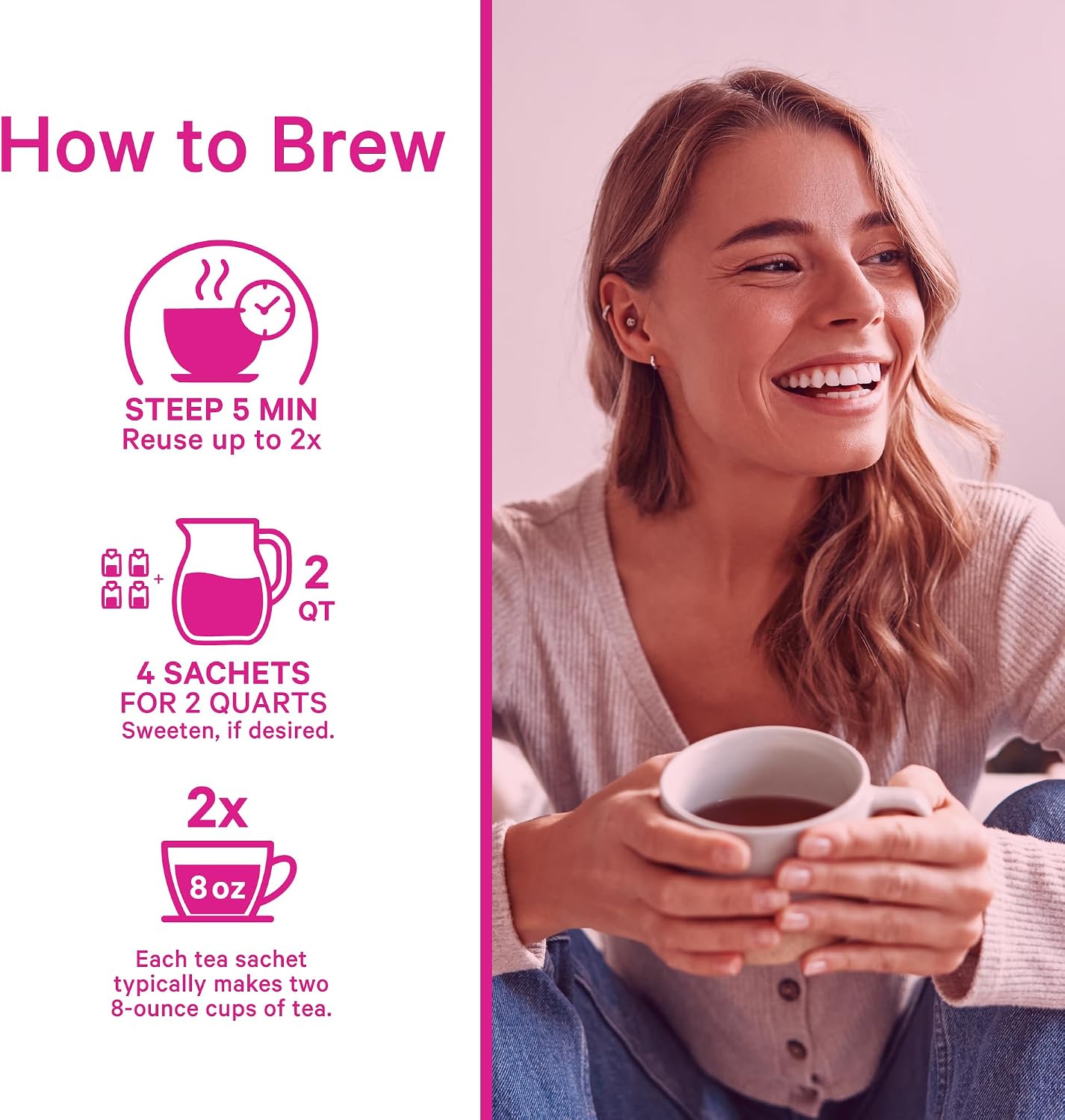 Pink Stork Pack de Fertilidad: Té de Concepción + Suplemento con Inositol, Vitex, Folato y Ashwagandha