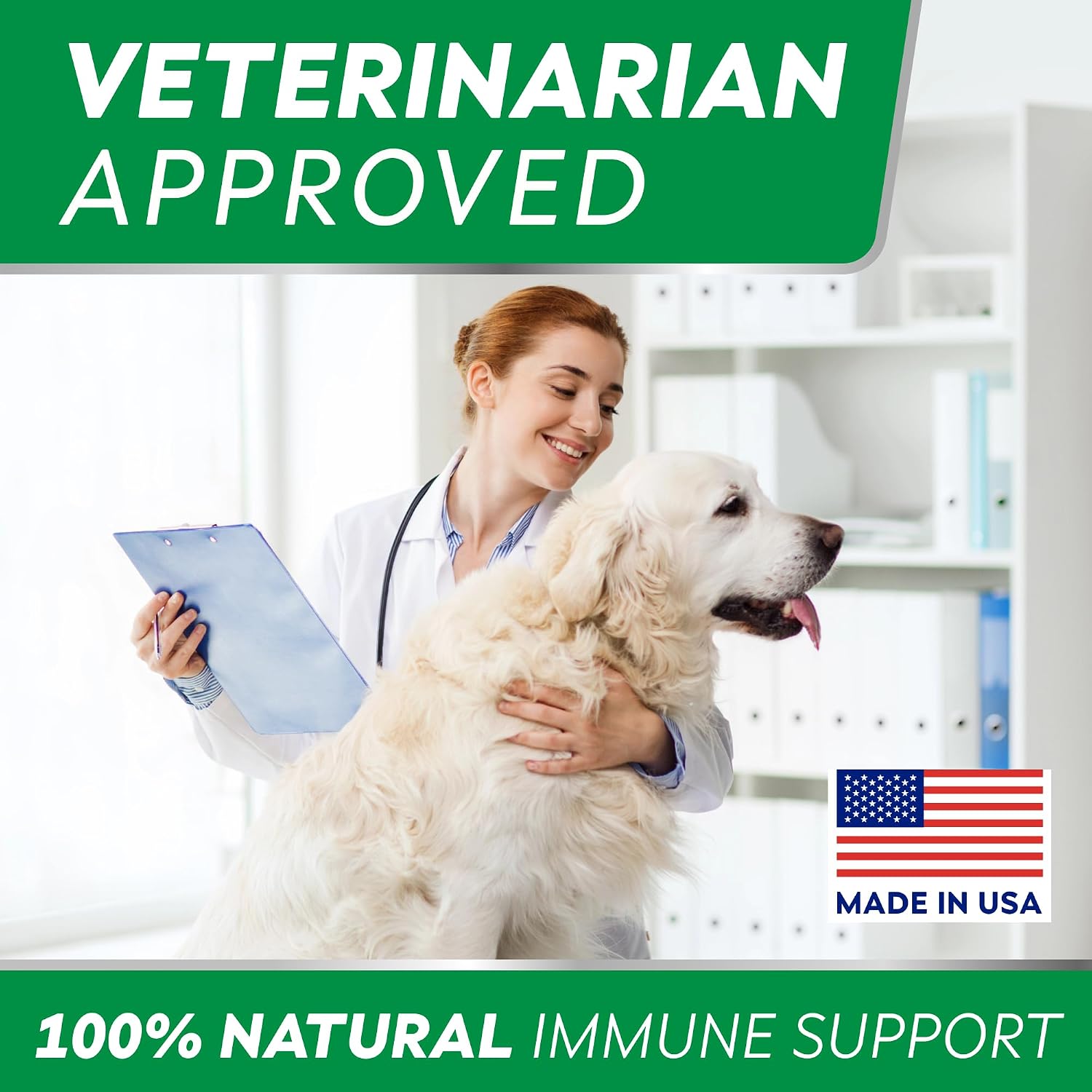 STRELLALAB Masticables para Alivio de Alergias y Picor en Perros con Omega 3: Apoyo para Piel y Pelaje con Aceite de Pescado, Calabaza y Enzimas para Perros y Gatos — Sabor Pollo BBQ - 180 unidades