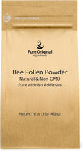 PURE ORIGINAL INGREDIENTS Polen de Abeja en Polvo, 453 g (1 lb), Sin Aditivos, Suplemento Puro