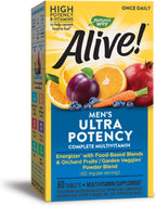 Nature's Way Alive Once Daily Men's Multi Ultra Potency Tablets, 60 Comprimidos