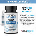 Real Science Tremor Miracle Cápsulas – Suplemento para Temblores