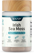Snap Supplements Irish Sea Moss con Bladderwrack, Burdock Root y Yodo – 60 Cápsulas Veganas