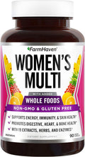 FarmHaven Multivitamínico para Mujeres – 22 Nutrientes Esenciales, Superalimentos y Enzimas – 90 Cápsulas