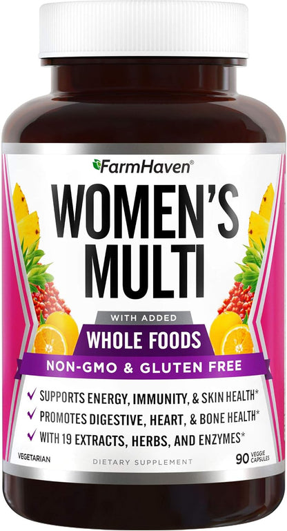 FarmHaven Multivitamínico para Mujeres – 22 – Energía y vitalidad: Las vitaminas del grupo B (B2, B5, B12) – Image 1