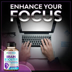 40-en-1 Brain Booster – Complemento Nootrópico para Memoria y Enfoque, 120 Cápsulas