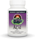 Source Naturals Extracto de Acai, Superantioxidante de Brasil - 500 mg, 60 Cápsulas