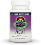 Source Naturals Extracto de Acai, Superantioxidante de Brasil - 500 mg, 60 Cápsulas