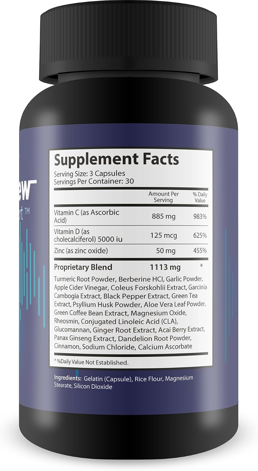Pro Renew Hearing Support - Contains Vitamin D & Antioxidants to Support Inner & Middle Ear Health - Promote Improved Circulation - Advanced Hearing Formula for Healthy Hearing