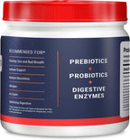 Geneflora Probiotics for Dogs, Digestive Enzymes & Prebiotics, 3.2 oz (Powder)
