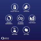 QNL Quantum Plant Multi-Vitamin - Multivitamínico Completo de Origen Vegetal - 120 Cápsulas