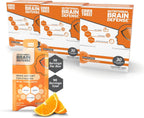 Brain Assist - Suplemento para el cerebro con curcumina, uridina y omega-3, sabor naranja