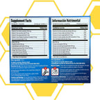 Aderogyl Multivitamínico Líquido con Vitaminas A, C, D, E, Zinc, Miel y Propóleo - 5 Ampollas Sabor Naranja