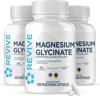 Revive MD Magnesio Glicinato Puro 200 mg – – El mantenimiento de los huesos en condiciones normales – Image 9